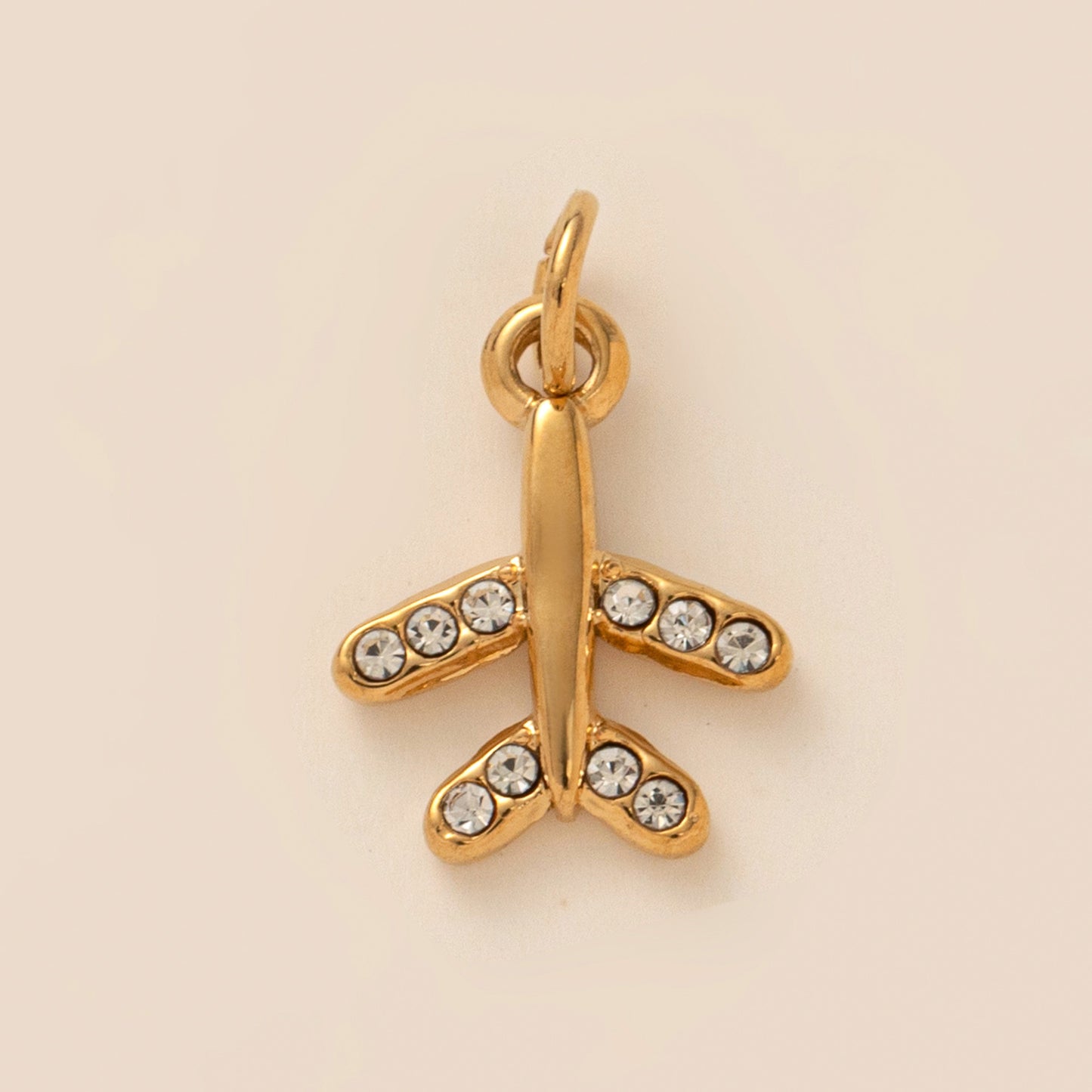 Gold Plated Stainless Steel Necklace with Heart Star Moon Charms