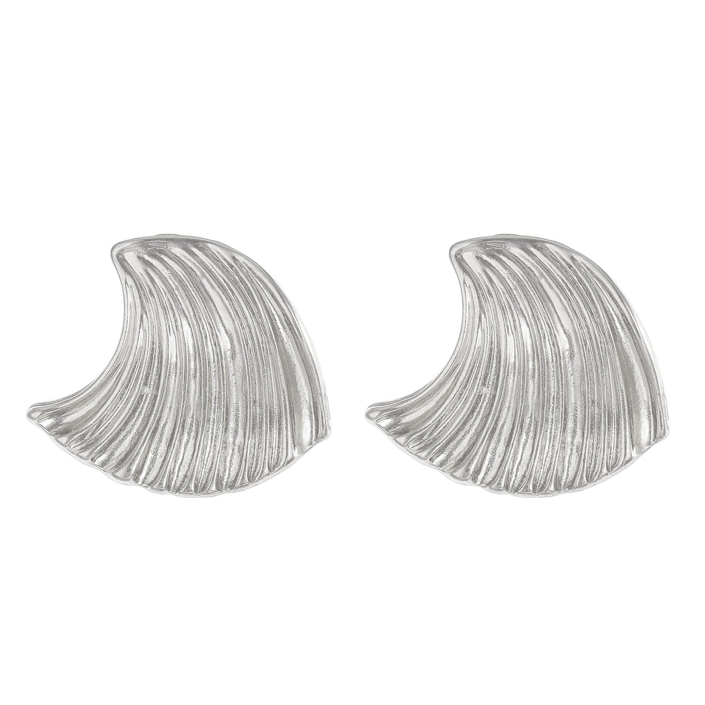 Pendientes Minimalistas Geométricos Cuadrados de Acero de Titanio para Mujer con Acabado Chapado y Diseño Moderno