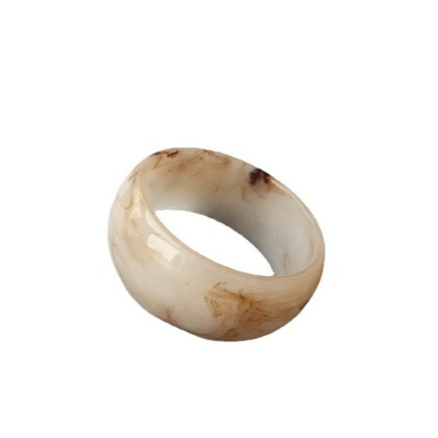 Bracciale in acrilico geometrico irregolare
