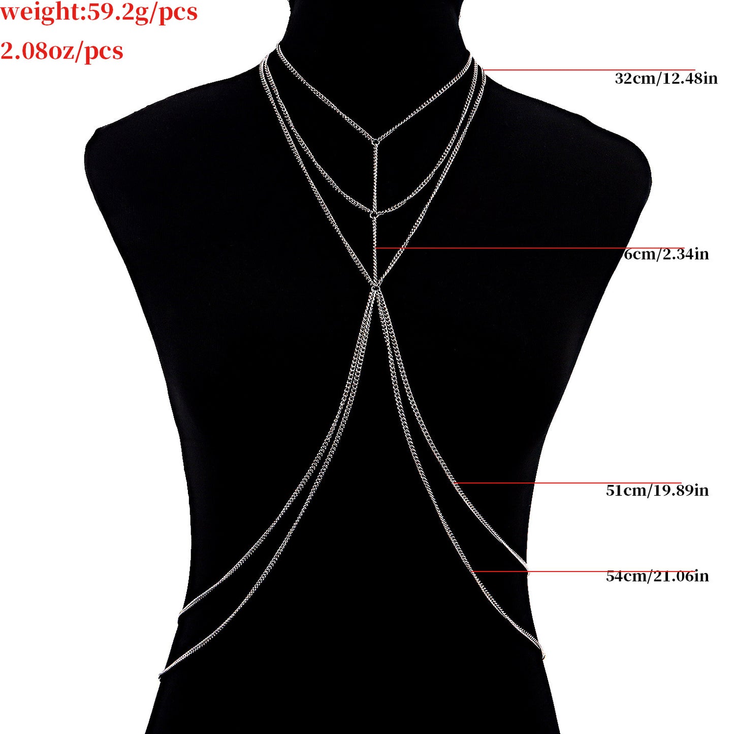 Punk Metal Body Chain
