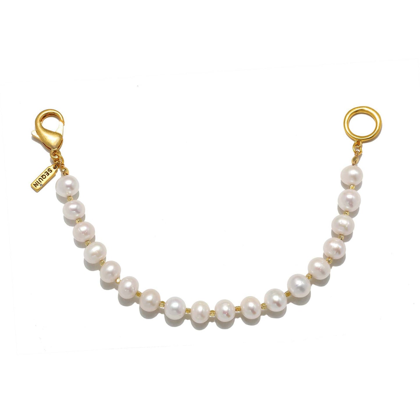 Colorful Fruit Apple Strawberry Pearl Bow Plated Brass Charm Bar for Bag Necklace