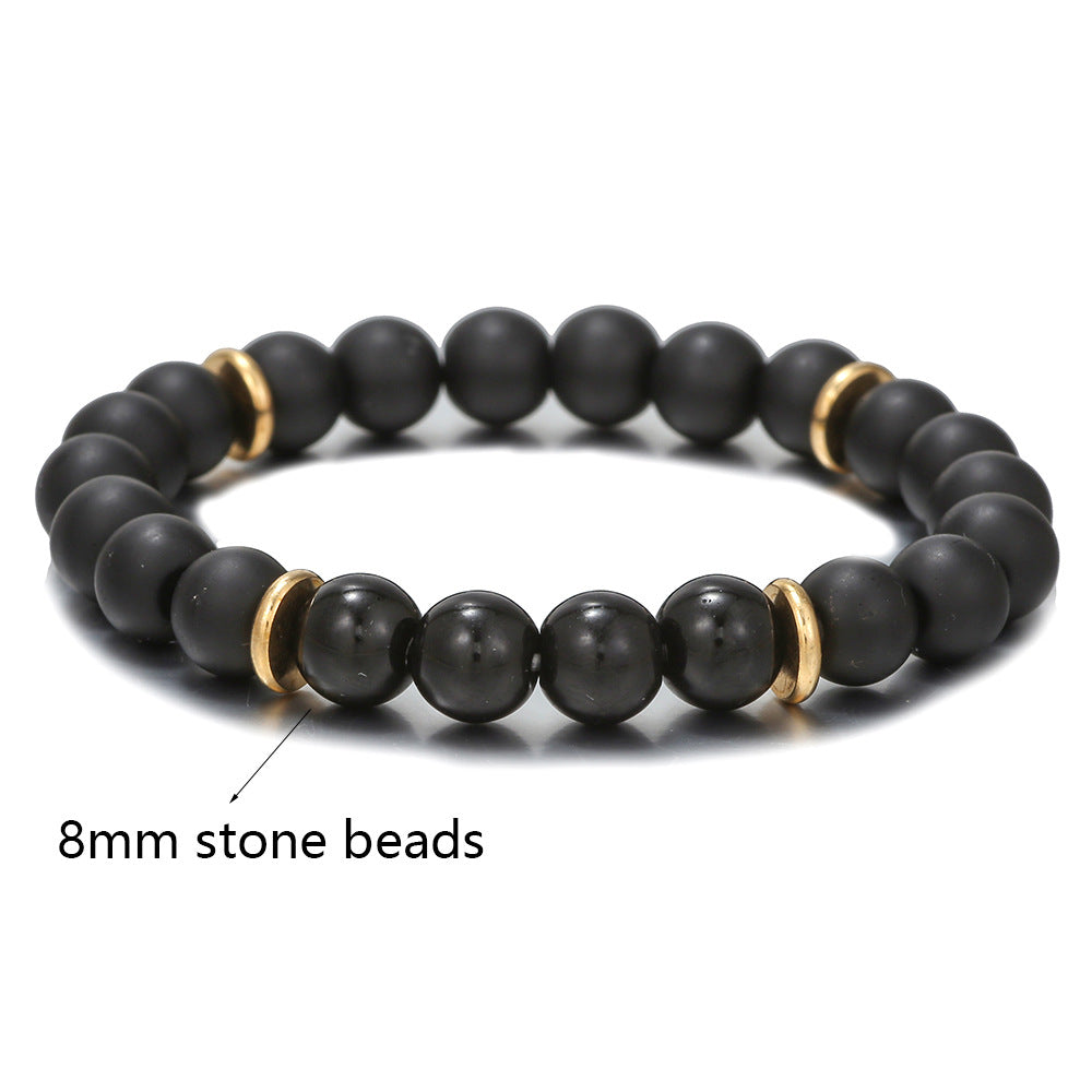 Unisex Handmade Geometric Mixed Materials Bracelet