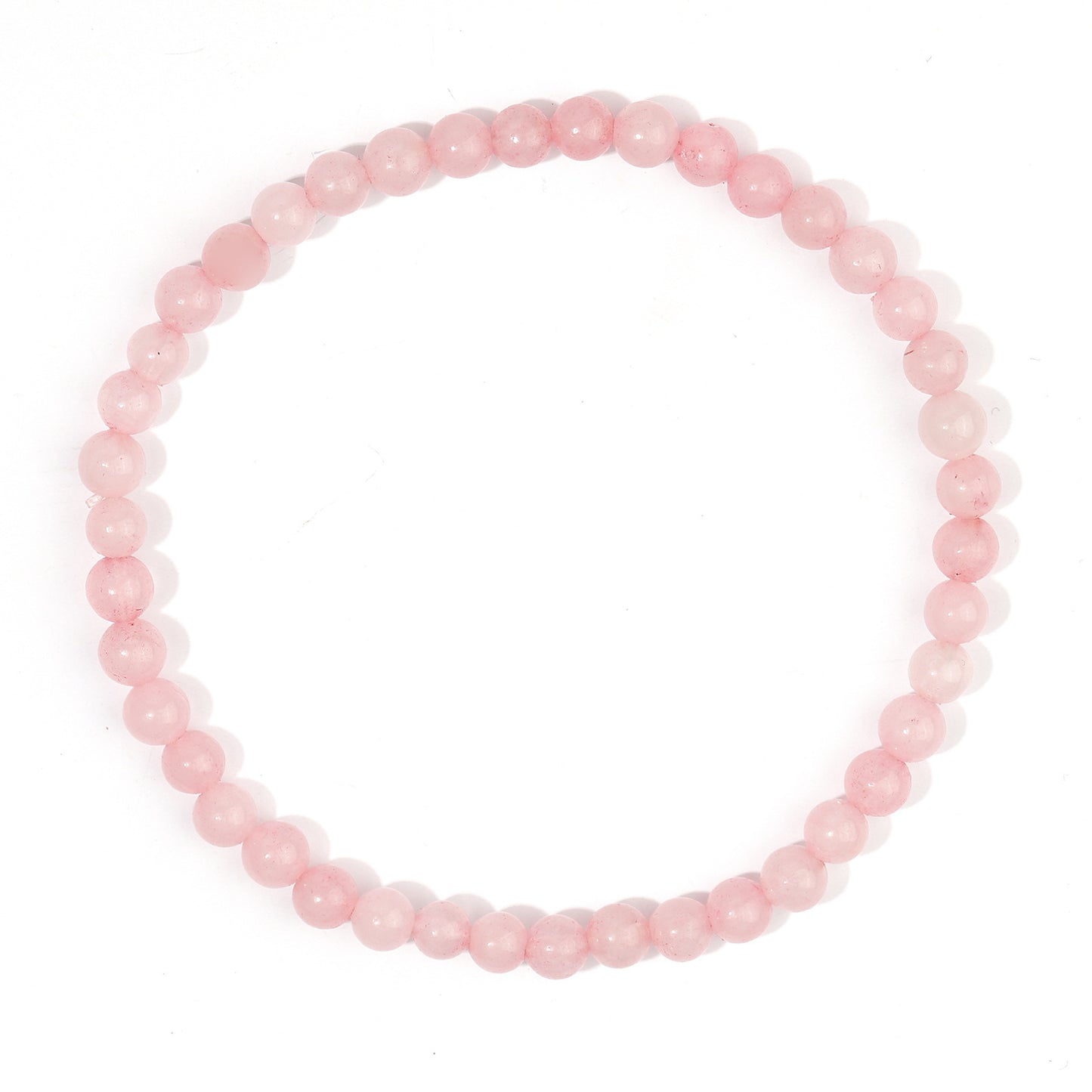 Minimalist Natural Crystal Agate Square Bead Stretch Bracelet for Women
