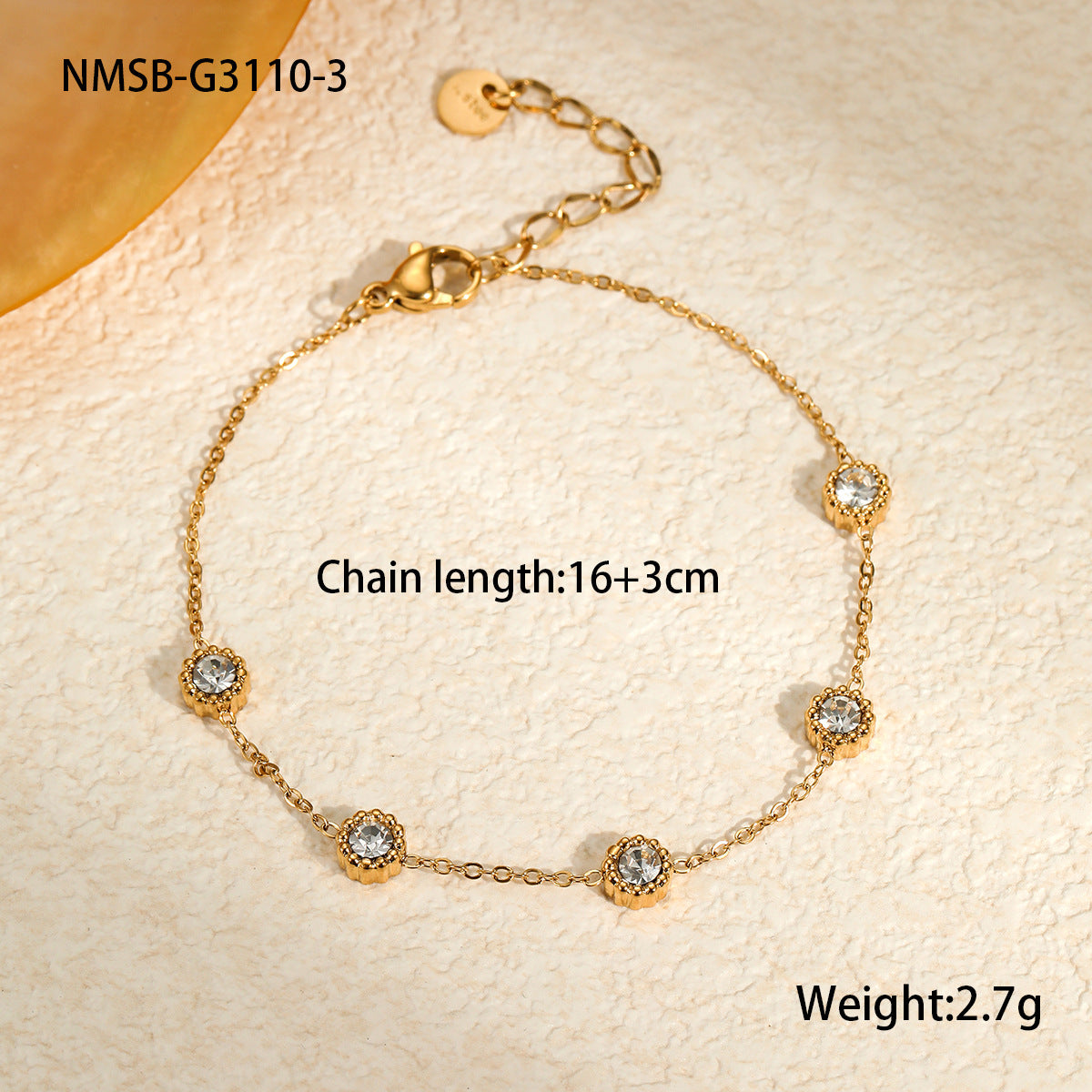 Conjunto de collar y pulsera de acero inoxidable de estilo francés a la moda con dijes colgantes de corazón y campana, acabado chapado, joyería de cadena de clavícula para mujer