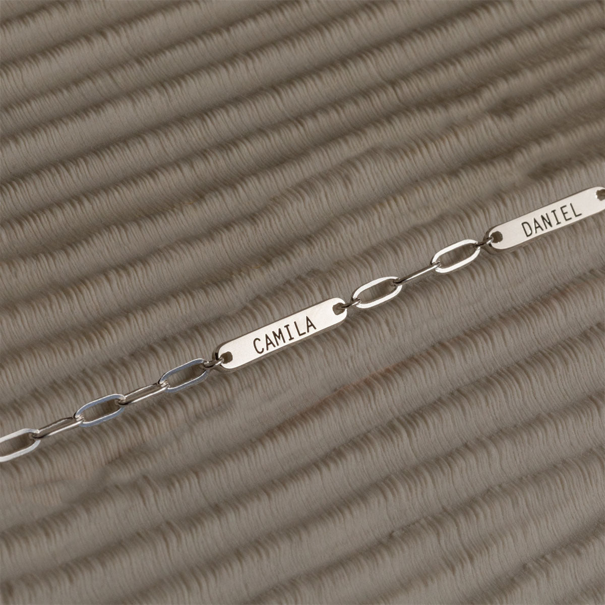 Geometric Letter Stainless Steel Plated Charm Bar Necklace Unisex