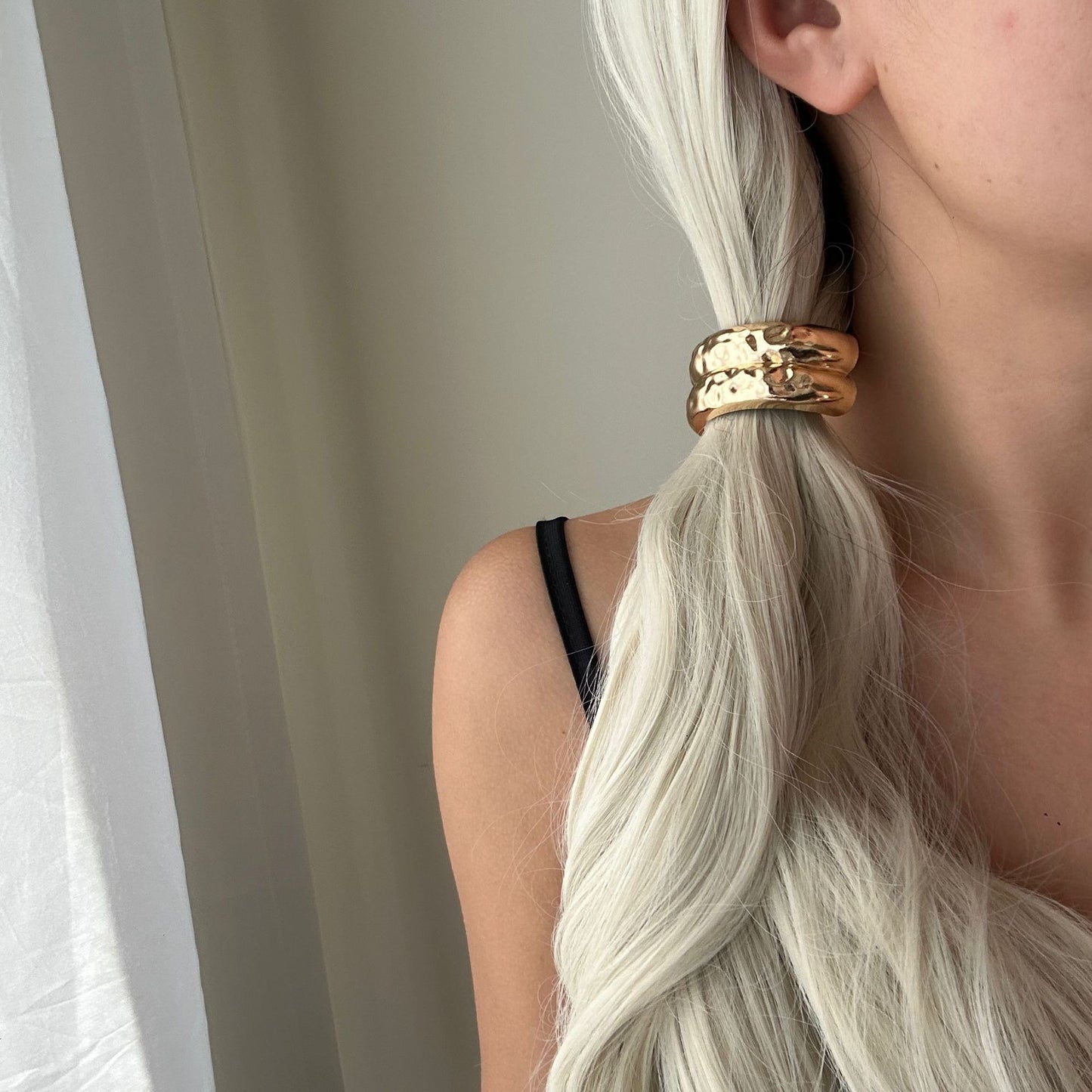 Fashion Butterfly Alloy Plated Hair Tie