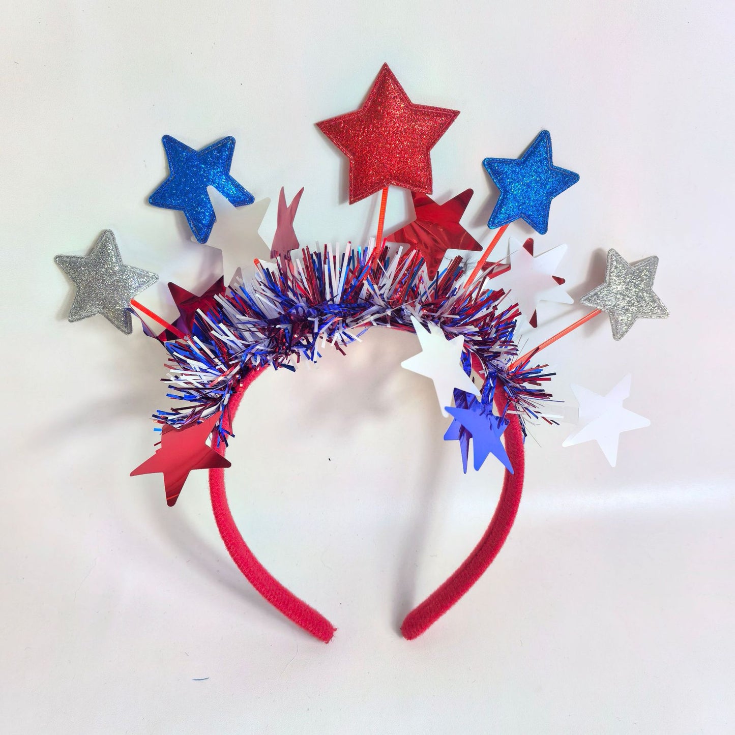 Fascia per capelli in tessuto a forma di stella per decorazioni per feste o festival unisex