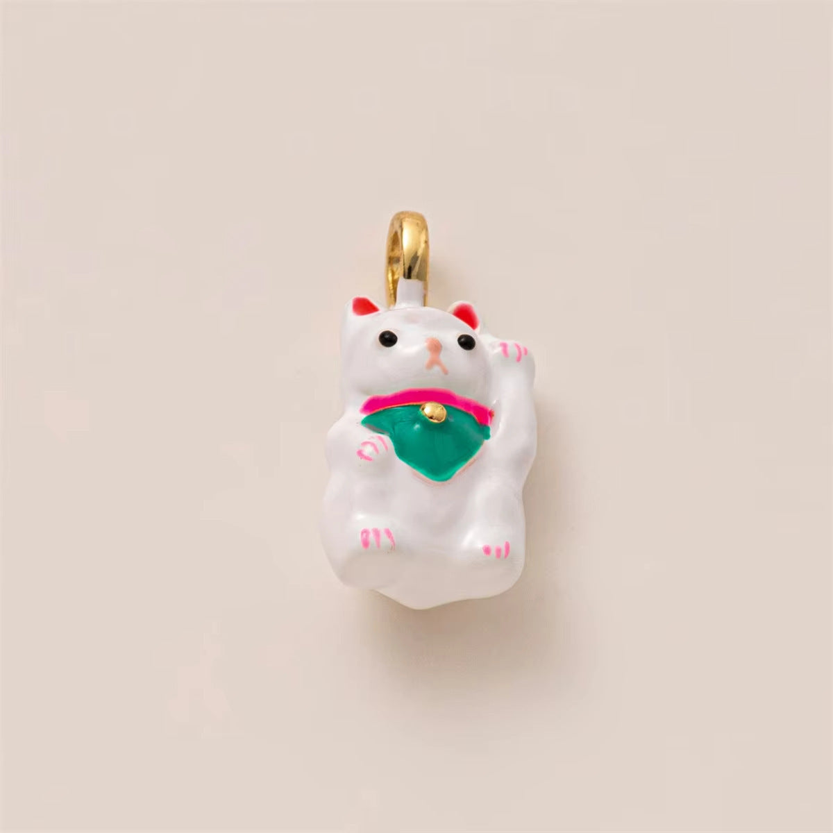 Minimalist Luxury 18K Gold Plated Brass Animal Pendant Necklace for Unisex