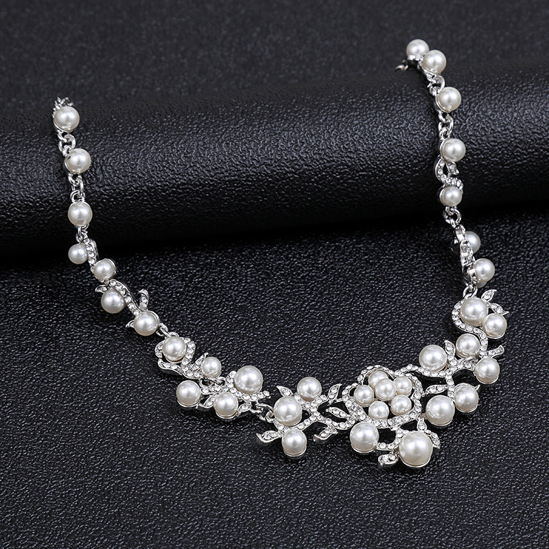 Minimalist Star Moon Cloud Universe Pendant Necklace and Earrings Set in Alloy with Electroplated Finish for Women