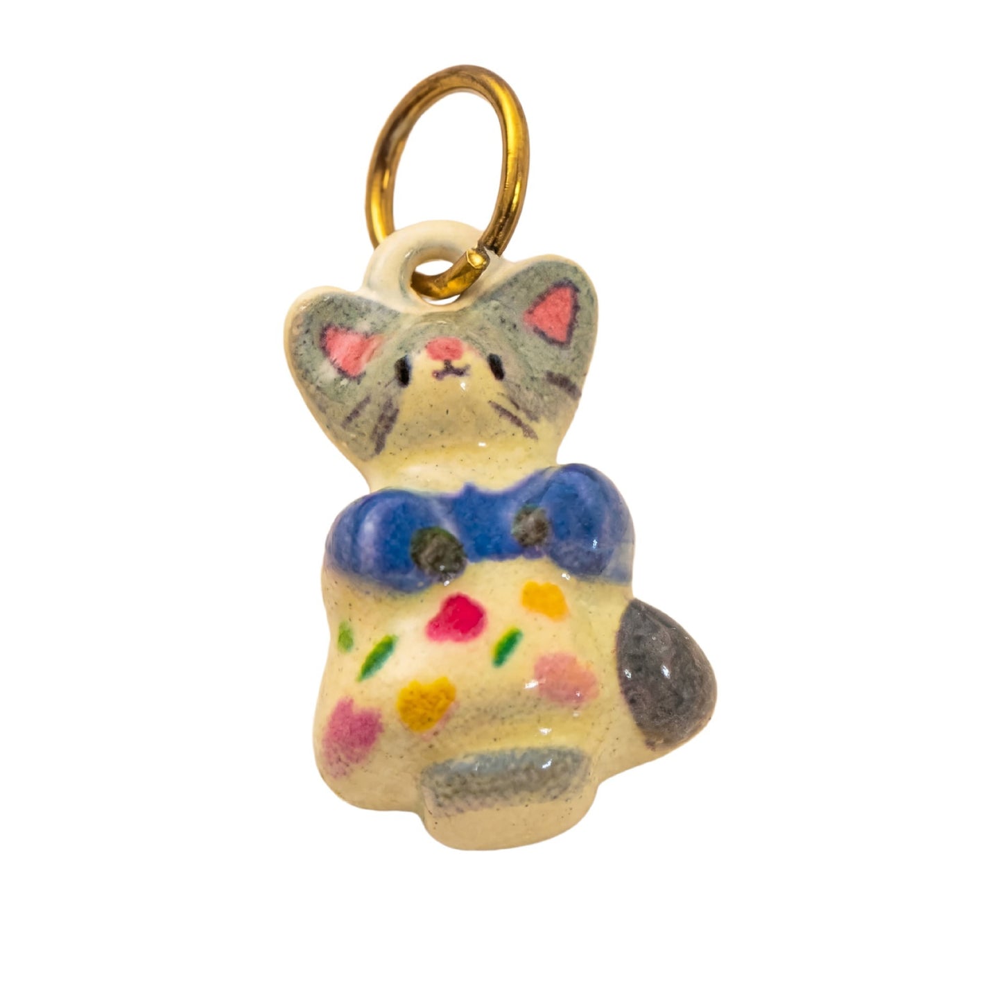 Vintage Stainless Steel PVD Animal Pendant Charm Bar