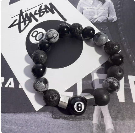 Geometric Round Cross Enamel Alloy Bracelet Unisex