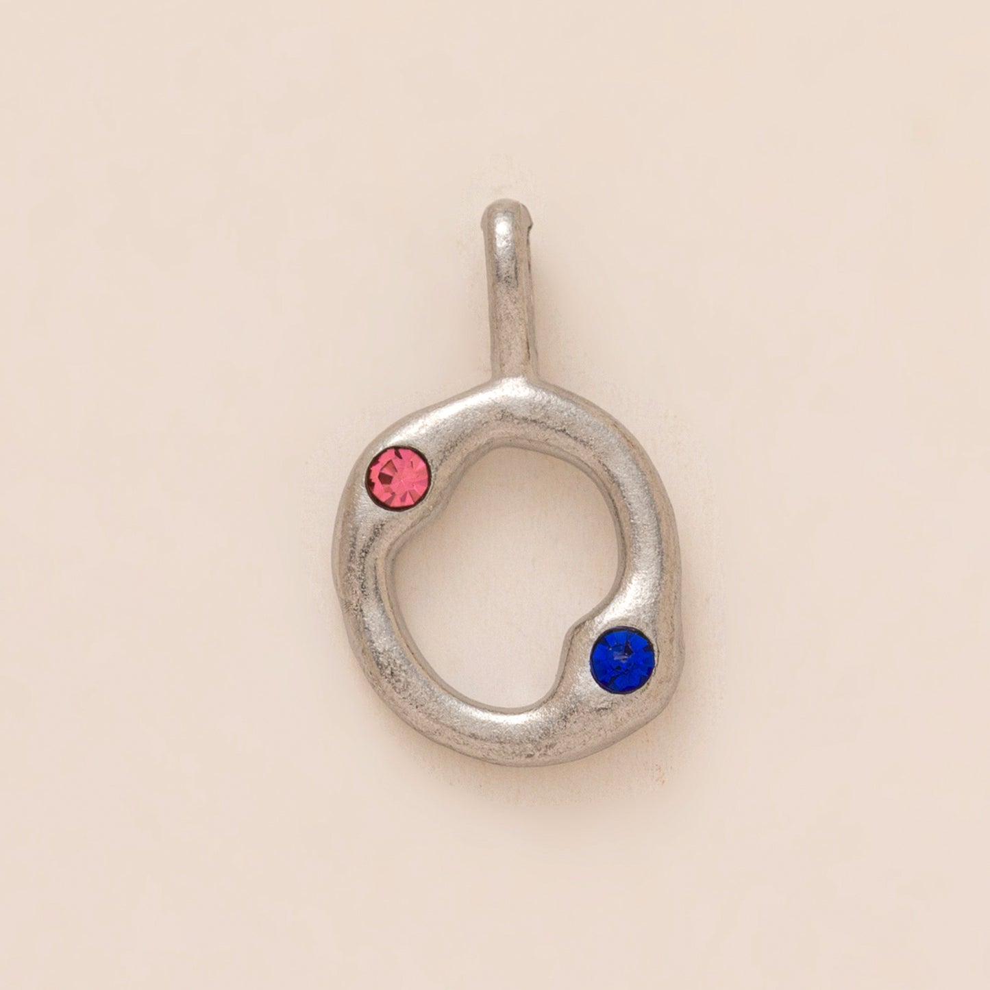 Sweet Geometric Heart Titanium Steel Plated Pendant Charm Bar for Cable Chain Necklace Unisex DIY Jewelry