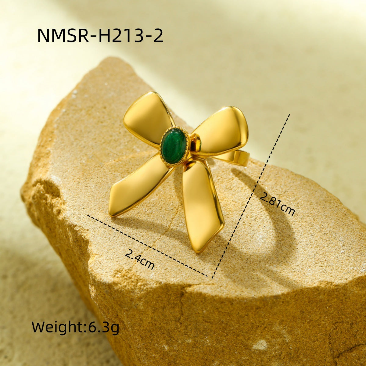 Fashionable Bow-Shaped Stainless Steel Earrings with Zircon Inlay for Women, Polished Surface and Versatile Office Wear Design