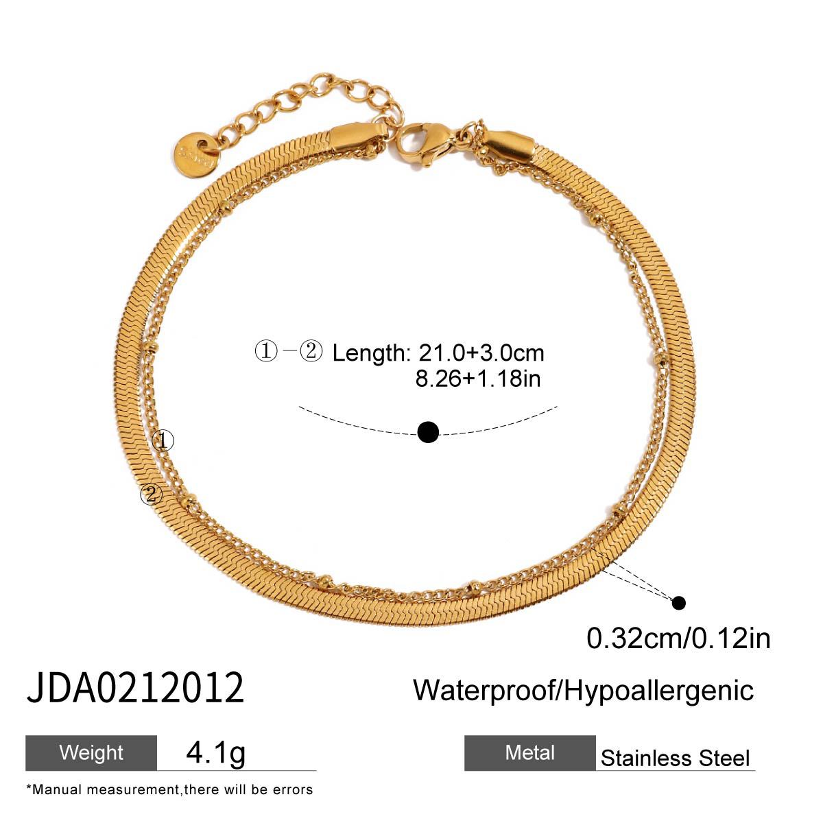 Collar con Colgante de Ola Geométrica Minimalista para Mujer en Acero de Titanio con Chapado en Oro PVD y Cadena de Acero Inoxidable