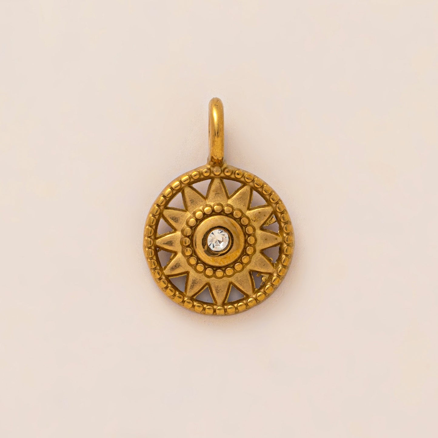 Luxury Business Floral Pattern Brass PVD Plated Cable Chain Charm Bar
