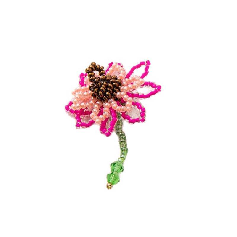 Sweet Handmade Woven Fruit Floral Acrylic Charm Bar Pendant