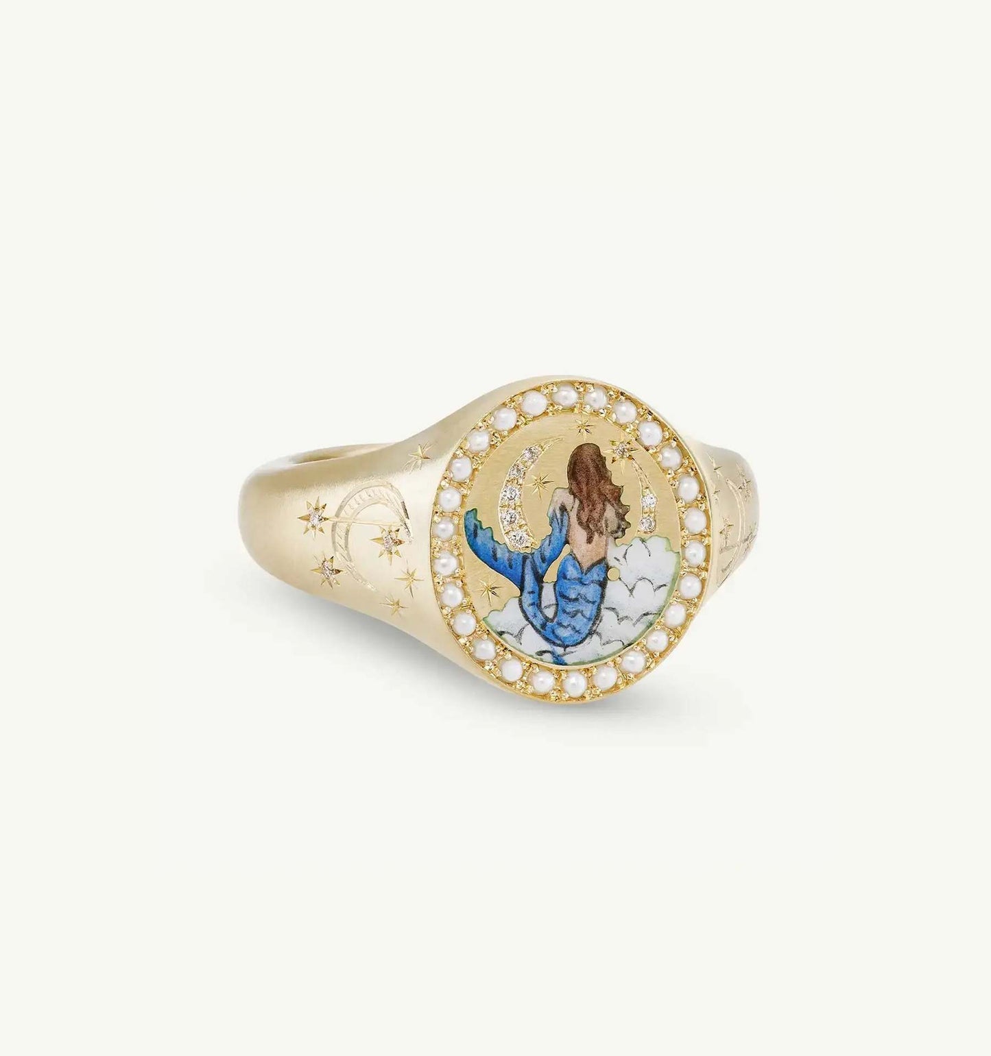 Fashion Heart Animal Stainless Steel PVD Ring