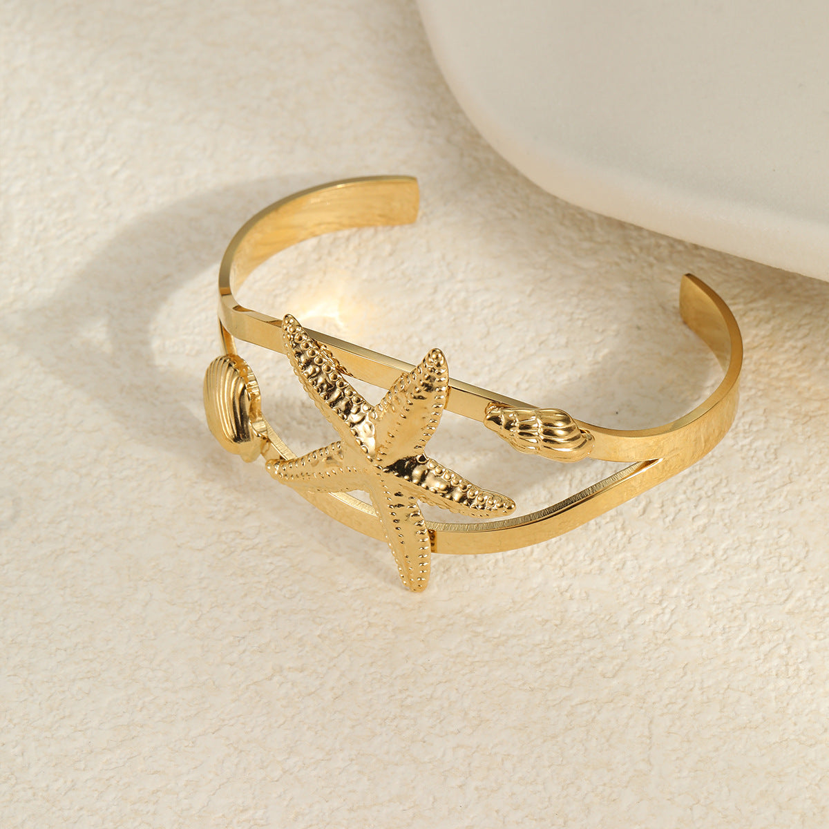 Bracciale Minimalista in Acciaio Inossidabile con Fiocco e Goccia, Placcato Oro 18K, Gioiello da Donna Elegante Stile Ufficio