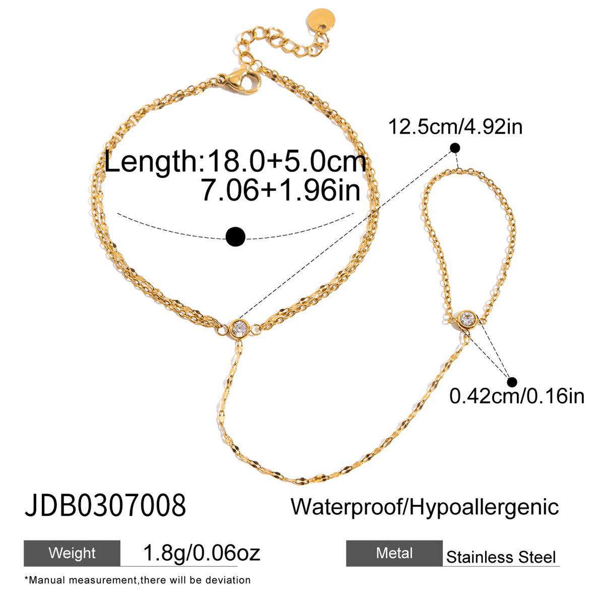 Elegant Heart-Shaped Titanium Steel Bracelet for Women with Plated Finish, Minimalist Geometric Design Fashion Accessory
