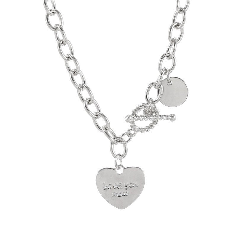 Casual Geometric Alloy Ball Chain Necklace