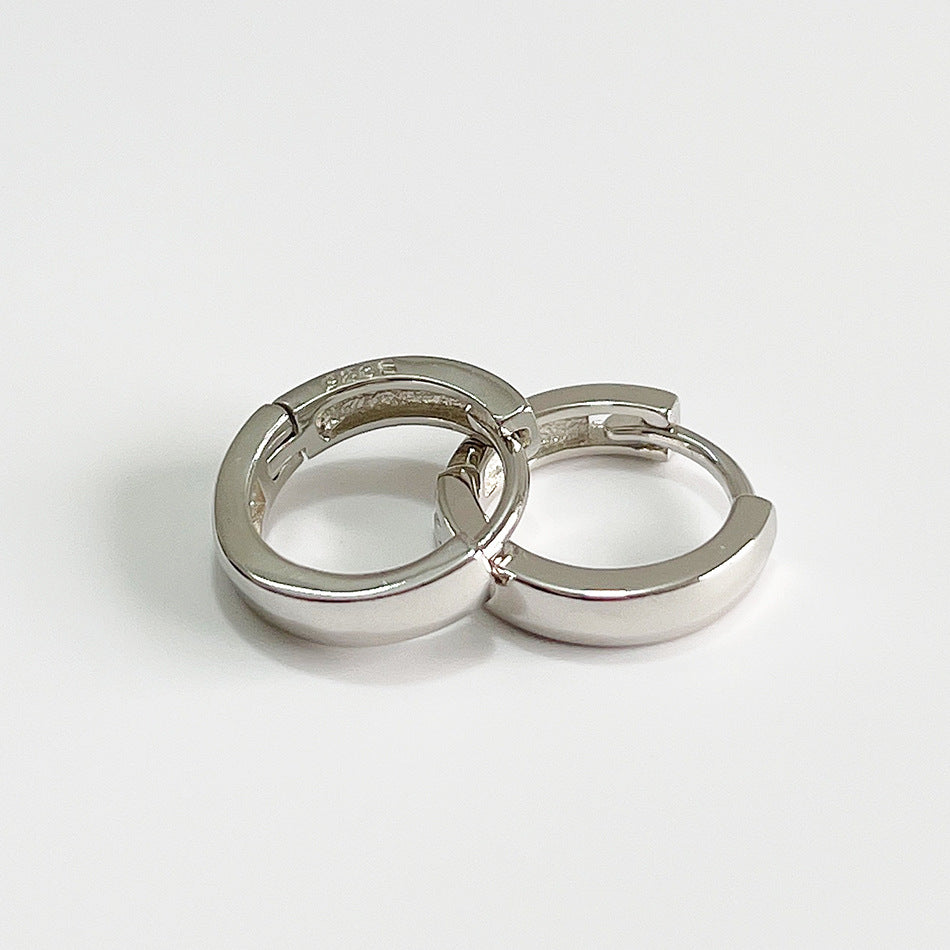 Sweet Floral Plated 925 Sterling Silver Earrings