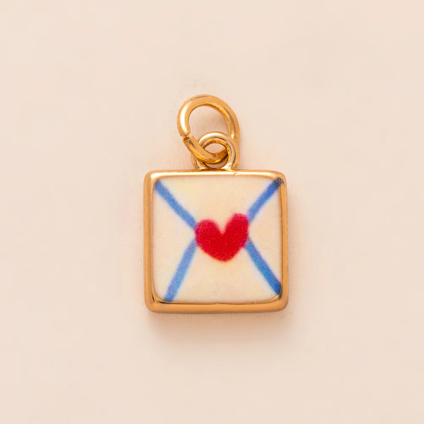 Minimalist Floral Pattern Brass PVD Plated Charm Bar