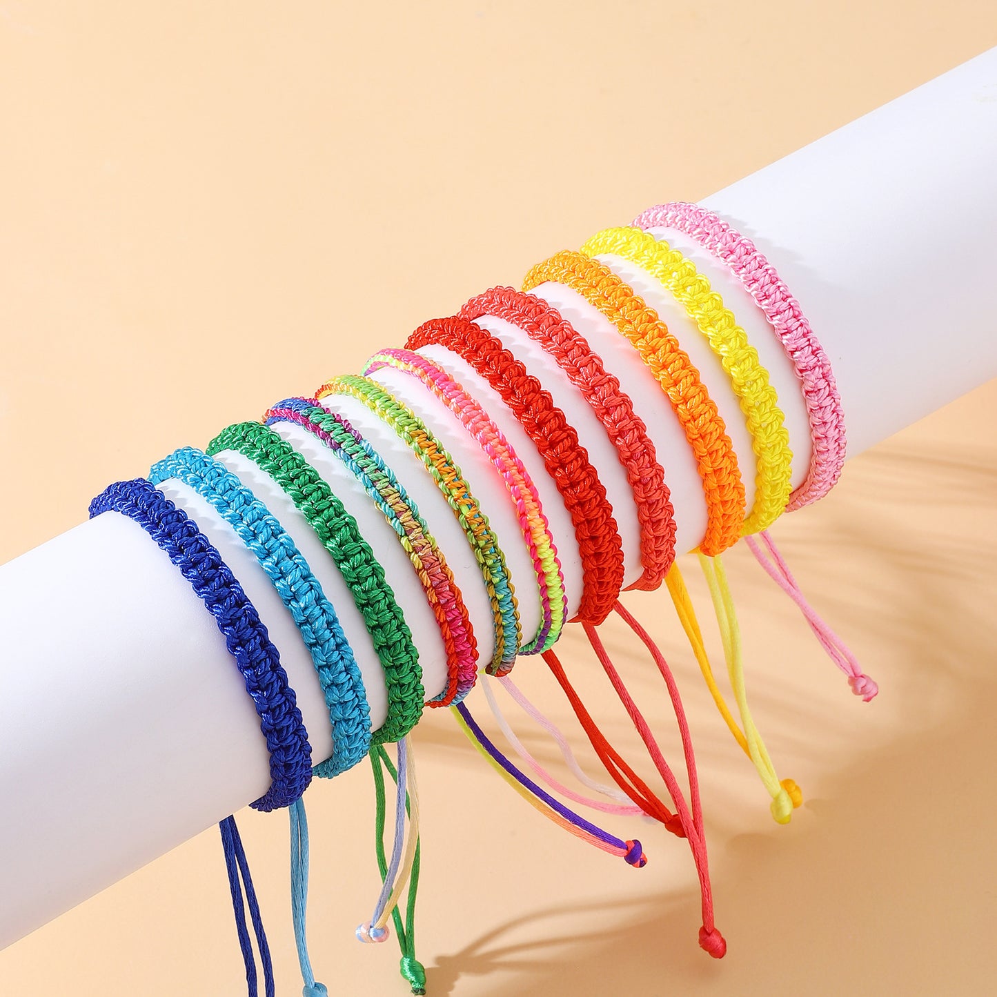 Minimalist Gradient Braided Rope Bracelet for Women