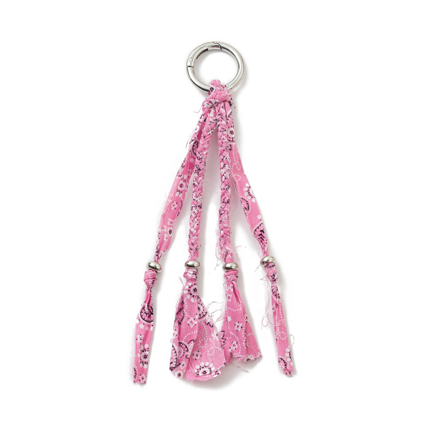 Minimalist Gradient Plated Alloy DIY Charm Bar Keychain