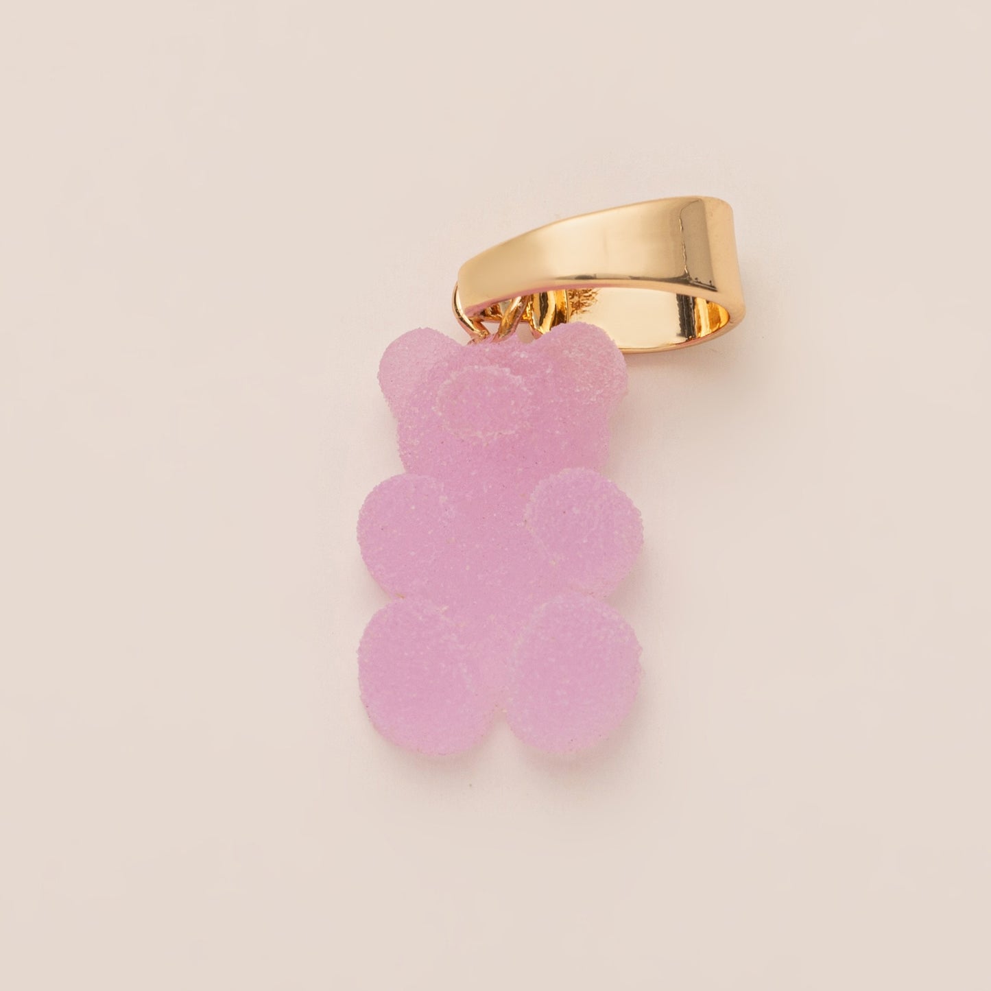 Sweet 18K Gold Plated Alloy Heart Charm Bar
