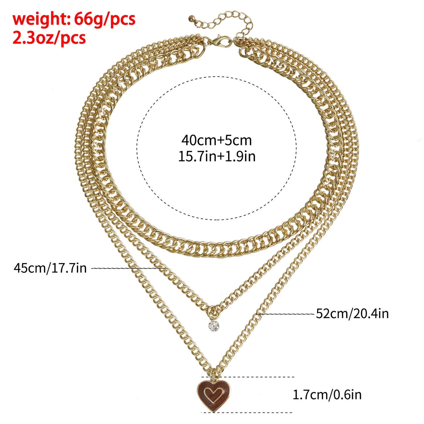 Collar minimalista con colgante de aleación en forma de corazón y detalles de esmalte para mujer, delicada cadena para clavícula
