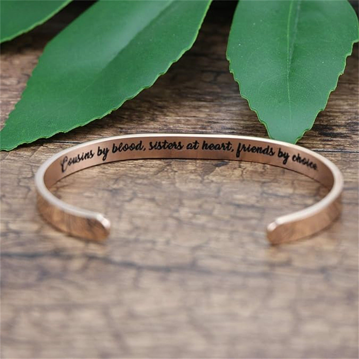 Pulsera de acero inoxidable de moda para mujer con acabado chapado, regalo ideal de Navidad, cumpleaños, Acción de Gracias para mamá