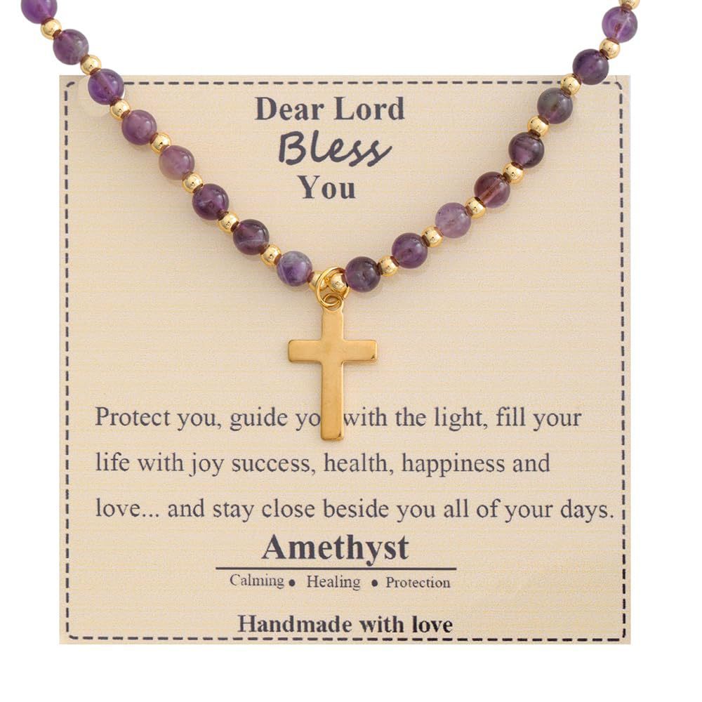 Elegant Geometric Cross Alloy Pendant Crystal Ball Chain Necklace for Women
