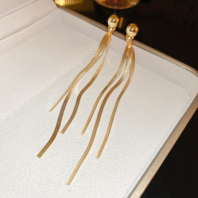 Vintage Geometric Metal Stud Earrings with Round Pearl Accents and Silver-Plated Posts for Women