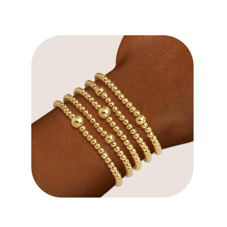 Bohemian Round Geometric Agate Bracelet for Women