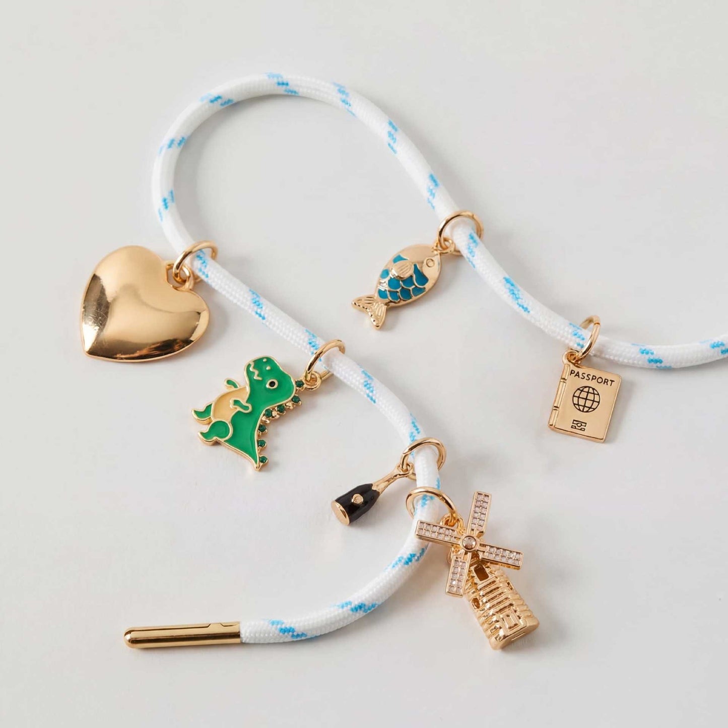 Gold Plated Brass Animal Charm Bar for DIY Shoes and Cup Accessories