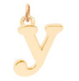 Minimalist Letter Shape Stainless Steel Necklace with Enamel Finish and 18K Gold Plating