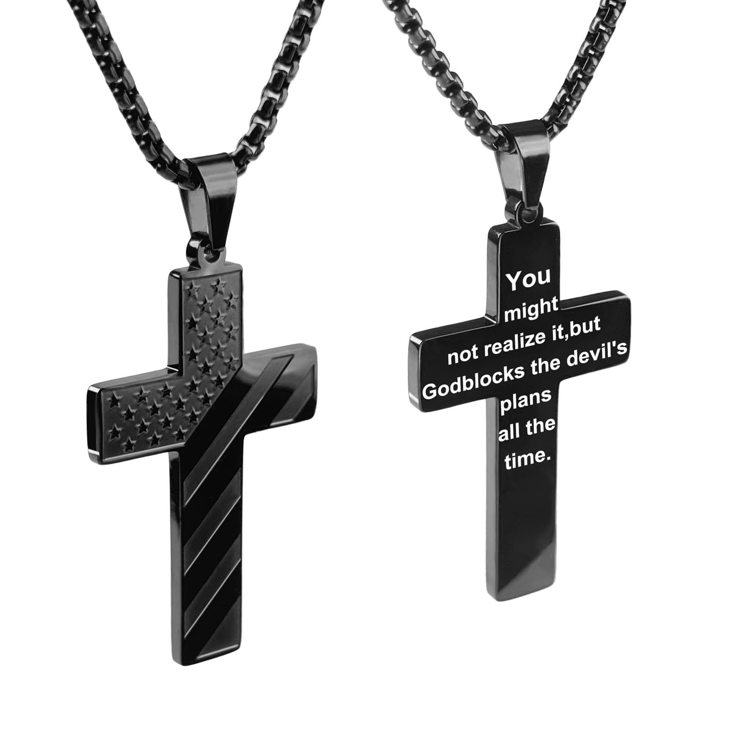 Minimalist Geometric Stainless Steel Pendant Necklace with Polished Finish for Men and Women