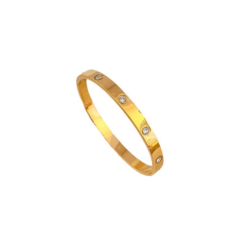 Vintage Minimalist Luxury Titanium Steel Bracelet