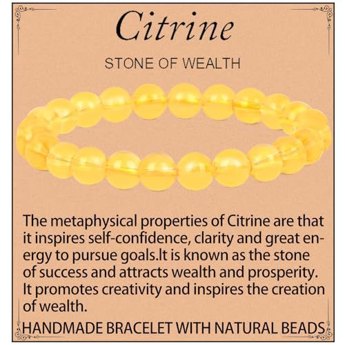 Natural Crystal Agate Round Beaded Stretch Bracelet Unisex
