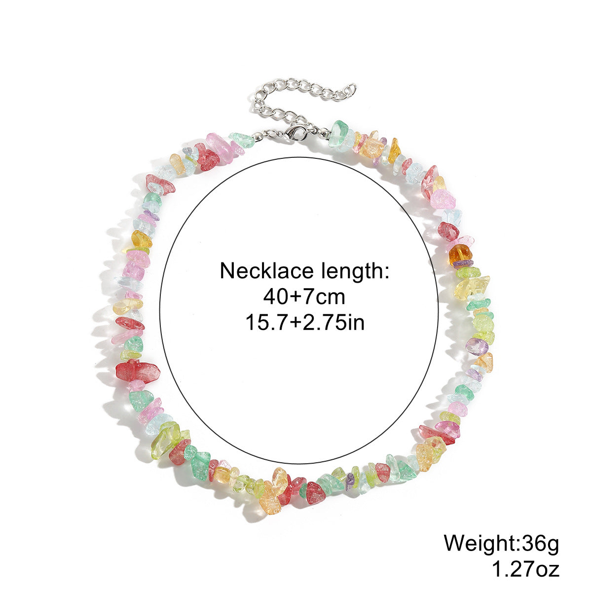 Bohemian Sweet Geometric Pearl Plated Ball Chain Necklace for Women