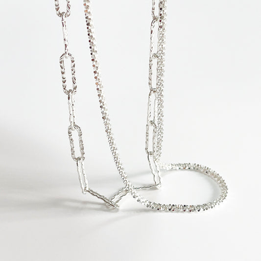 Minimalist Round Geometric Silver Necklace with Iridescent Finish, 925 Sterling Silver Snake Chain, Short Choker Style
