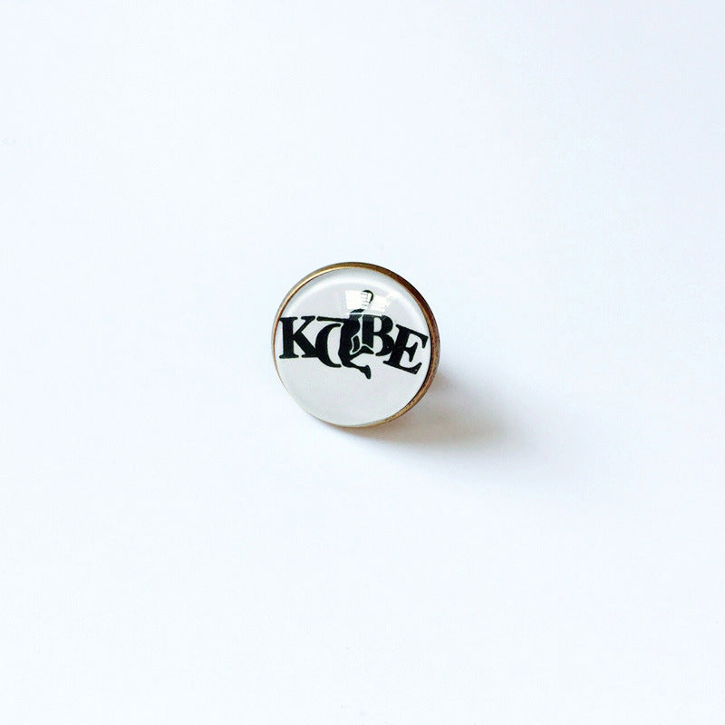 Pin de solapa metálico de equipos de baloncesto retro de la NBA - Insignia con gema vintage - Broche de Kobe Curry - Regalo para fans - Unisex