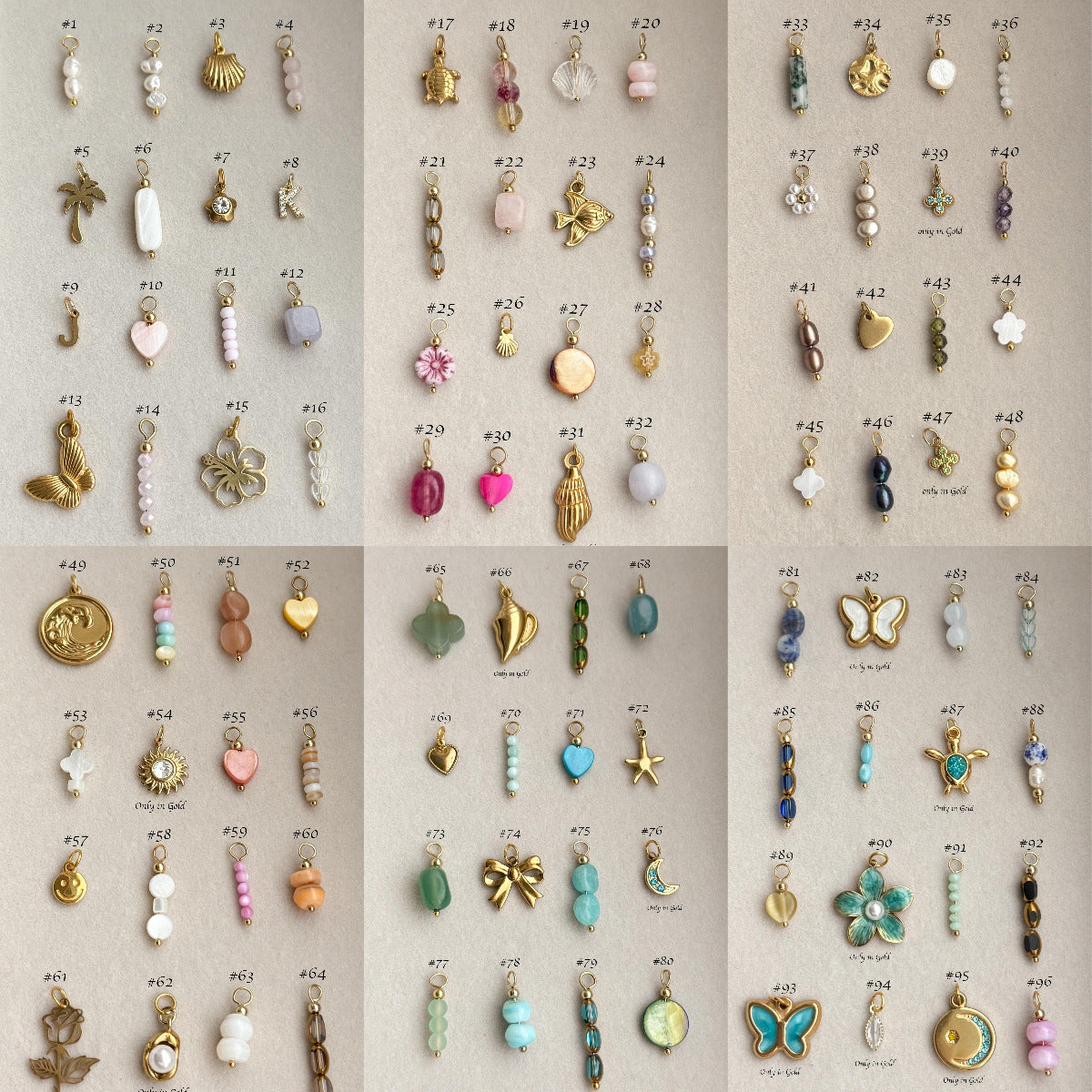 Colgante Vintage de Acero Inoxidable Bañado en Oro de 18K con Dije de Barra para Mujer