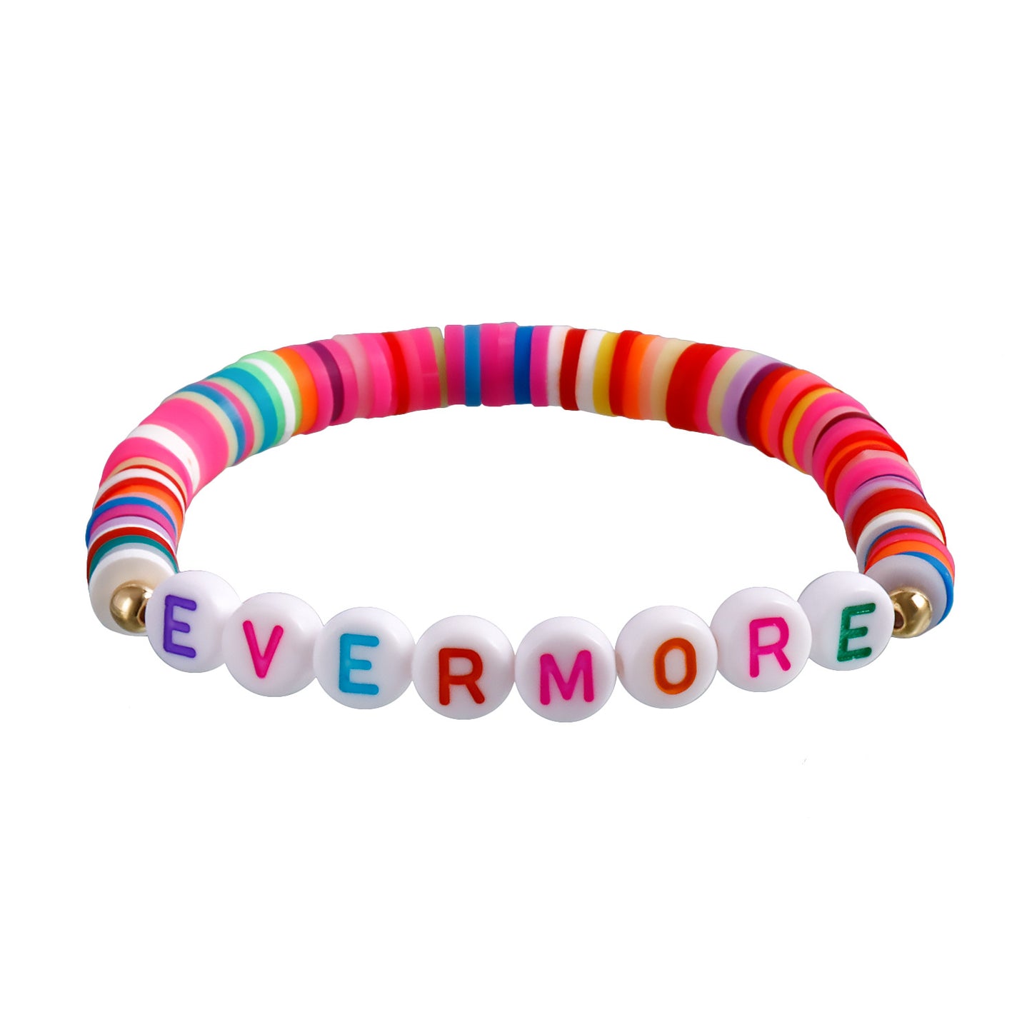 Bracciale Bohemien Geometrico in Argilla Polimerica con Finitura Placcata per Donna