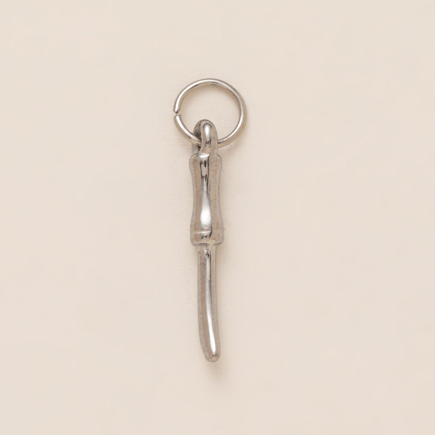 18K Gold Plated Stainless Steel Fruit Series Charm Bar for Corn Chain Necklace Unisex DIY Pendant