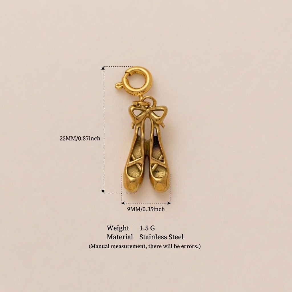 Minimalist Luxury 18K Gold Plated Stainless Steel Teardrop Star Charm Bar with Cable Chain for Unisex