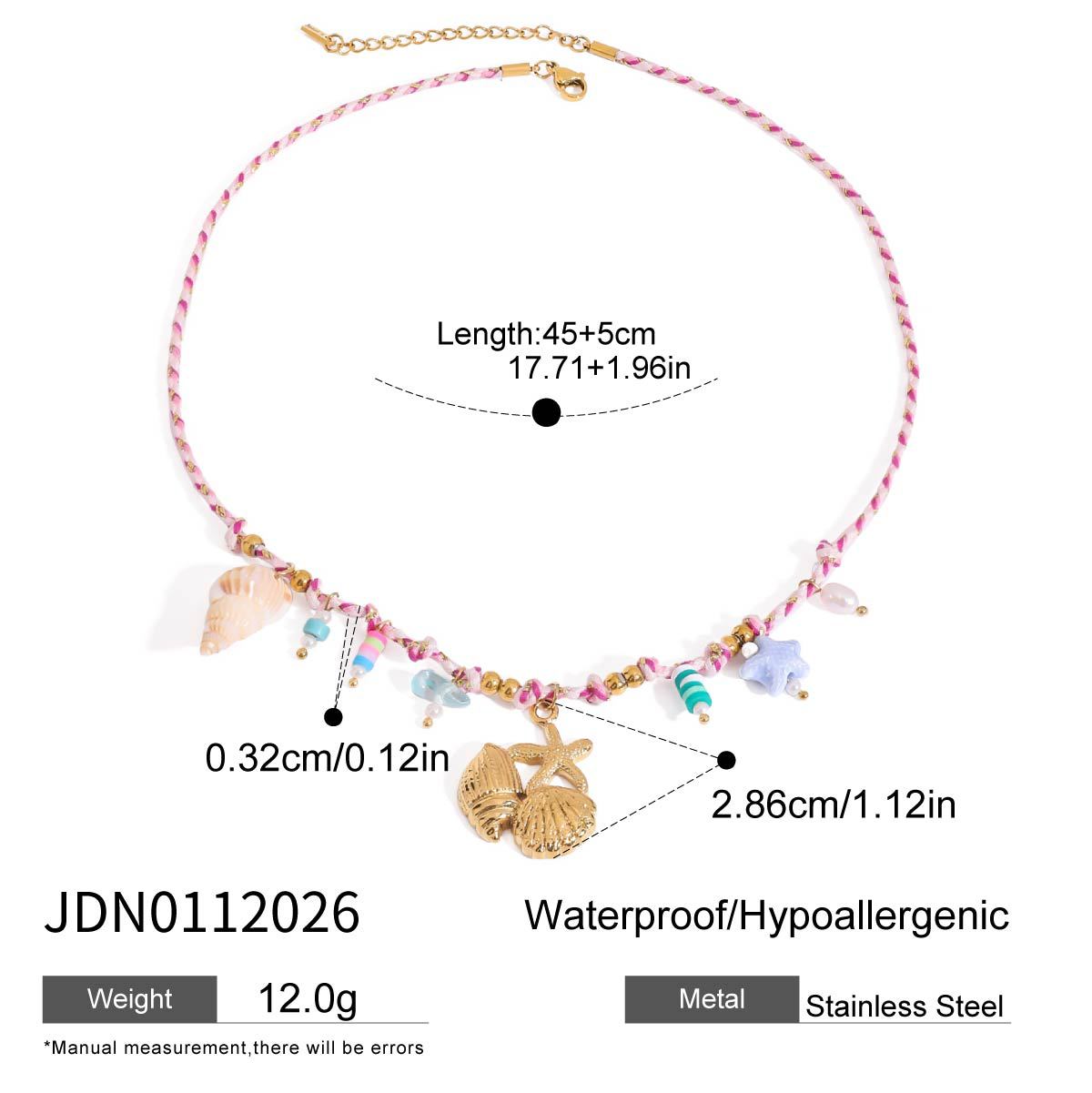Minimalist Geometric Fish Tail Titanium Steel Pendant Plated Stainless Steel Necklace for Women DIY Charm Bar