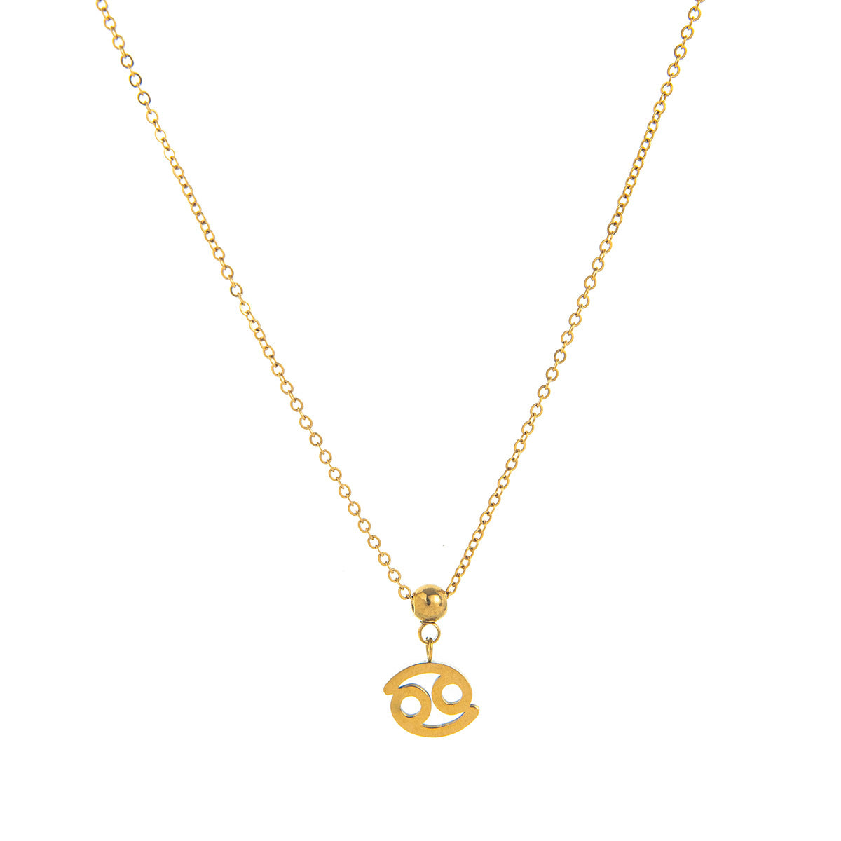 Zodiac Pattern Stainless Steel PVD Pendant
