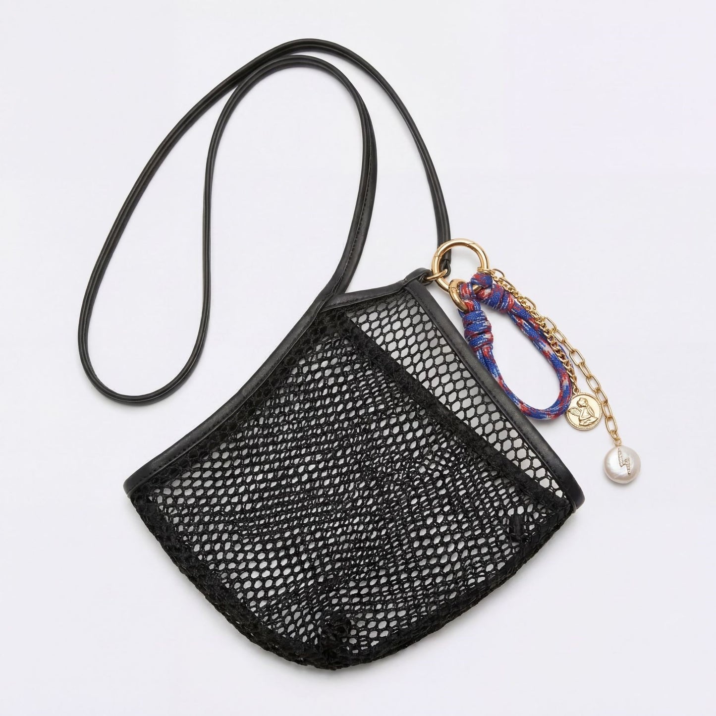 Elegant Minimalist Vintage Oval Geometric Brass Bag Charm with Plated Finish