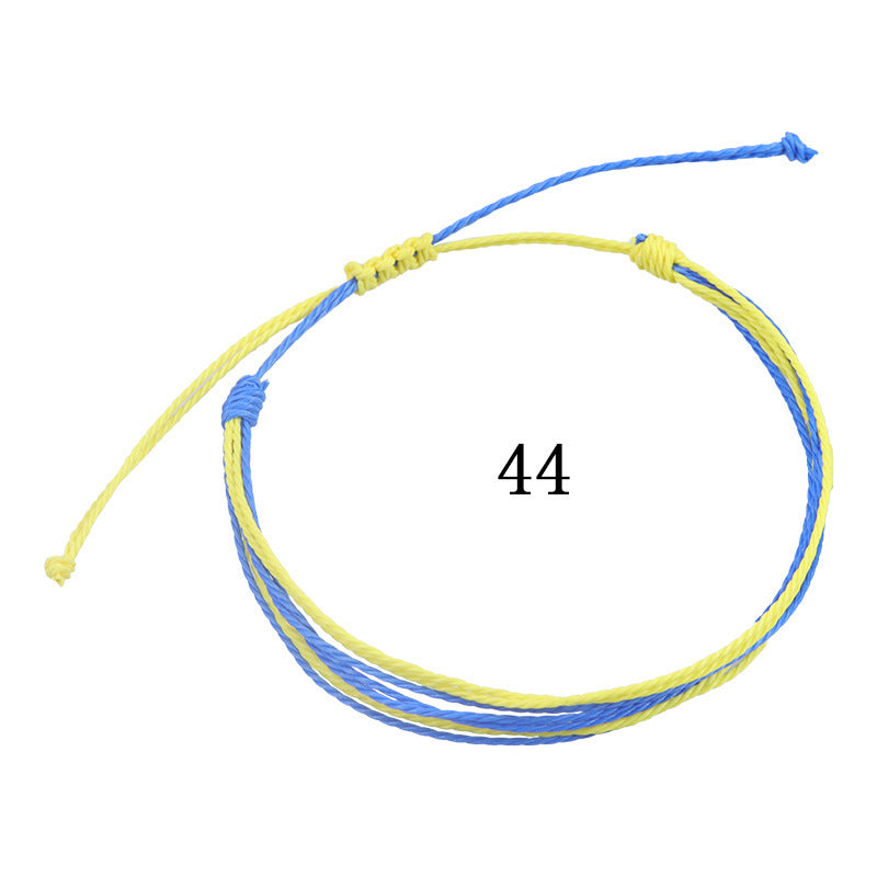 Handmade Braided Heart Nylon Friendship Bracelet Unisex